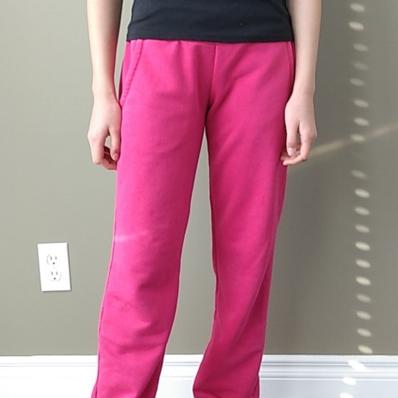 Adidas hot pink sweatpants - Picture 1 of 2